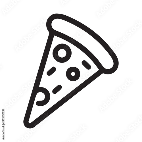 A single slice of pizza with toppings.