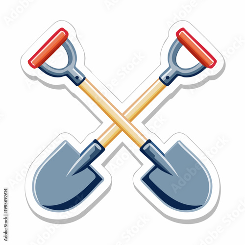 Crossed Shovels Icon