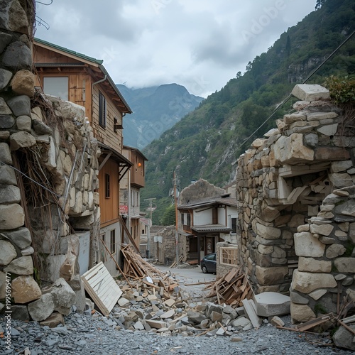 old house in the mountains