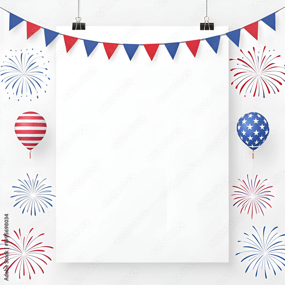 Obraz premium Celebrate Freedom Unity and Progress This Fourth of July Together Now.