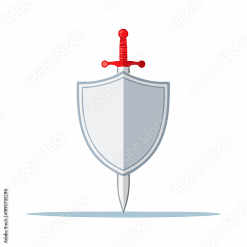 Shield and Sword Icon