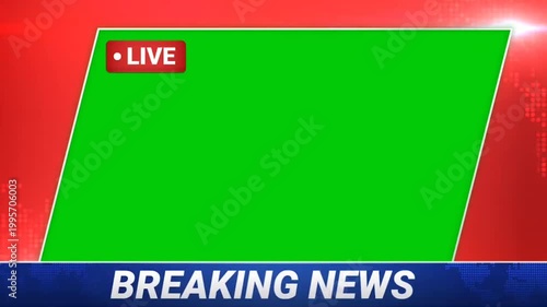 breaking news green screen