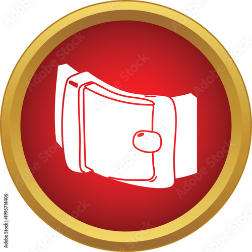 Belt buckle vector illustration for web and mobile design