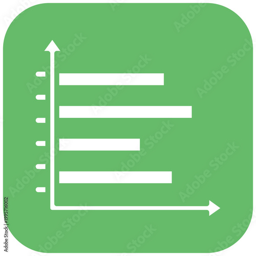 Horizontal Bar Chart Icon