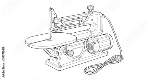 hand drawn vector illustration of an old train