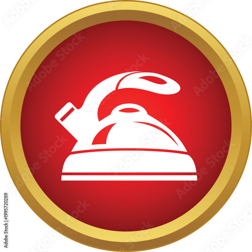Kettle icon representing a kitchen appliance for boiling hot water