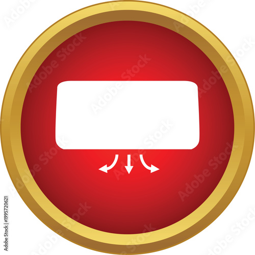 Air conditioning system illustrating climate control and cooling technology appliance