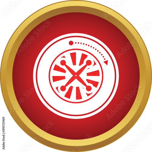 Roulette wheel spinning in a casino representing luck and chance