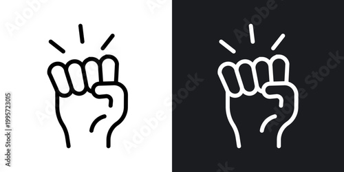 Empowerment outlined icon vector collection.