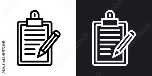 Enrollment outlined icon vector collection.