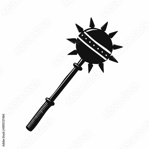 Medieval Spiked Mace Weapon Icon
