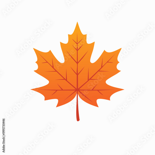 Autumn Maple Leaf Icon