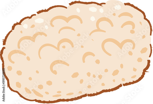 Taiwanese rice crispy snack