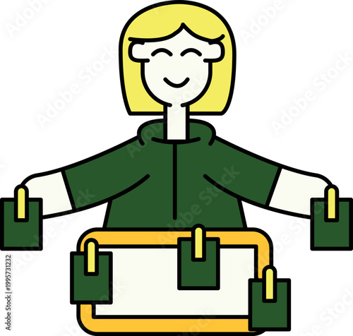 Process automation, happy worker