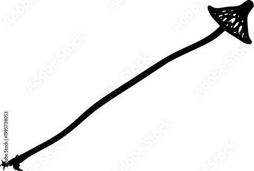 A single Mutinus caninus stinkhorn fungus stands alone in a pristine white setting, its pale stalk contrasting sharply with the dark olive-green tip covered in slime