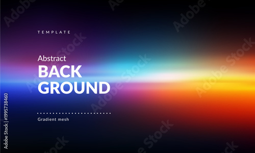 Black abstract gradient background with vibrant color spectrum and smooth transitions between shades. Backdrop for web covers, ad banners presentations, posters, digital art, or social media graphics.