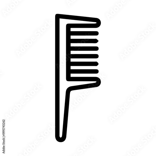Hair comb illustration