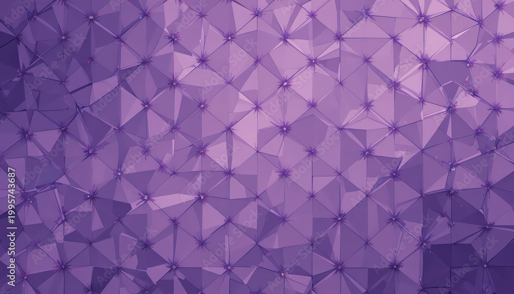 Obraz premium Purple geometric polygon pattern vector with clean sharp lines