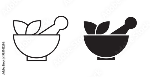 Herbal medicine icon. Vector illustration isolated on white.