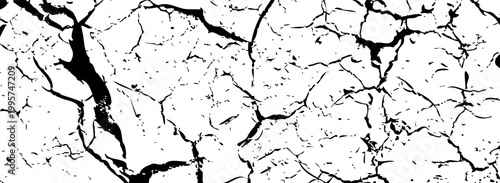 Grunge crack textured pattern, broken concrete wall background