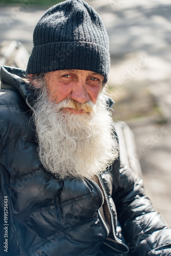 Photos homeless person