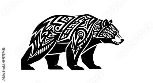Tribal Bear Illustration