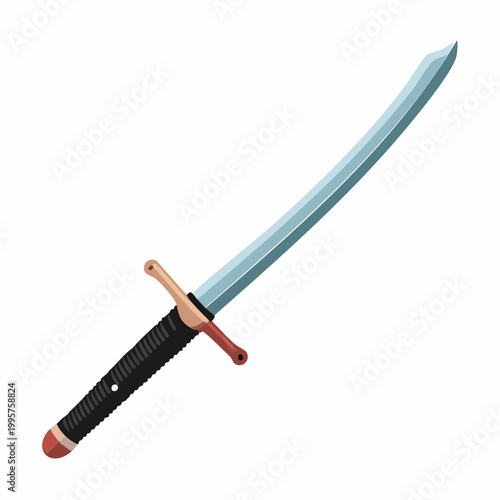 Illustration of a Katana Sword