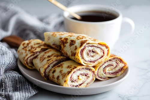 Delicious, nutritious and tasty French dip tortilla rolls