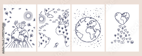 World map and global travel elements, international tourism and adventure illustration, earth globe and geography doodle, vacation planning and airline icons, world exploration and discovery set, hand
