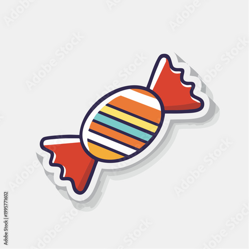 Striped Candy Icon