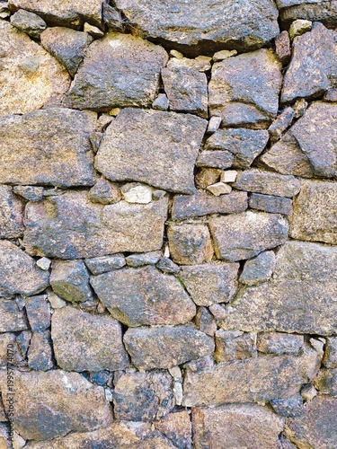 Feldsteinwand, Textur