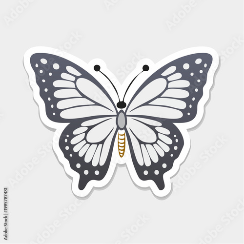 Stylized Butterfly Illustration