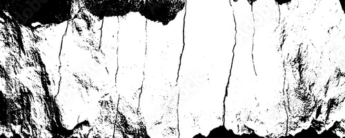 Monochrome Dirty Wall Overlay for Retro Photography. Dirty Dusty Grunge Wall Background