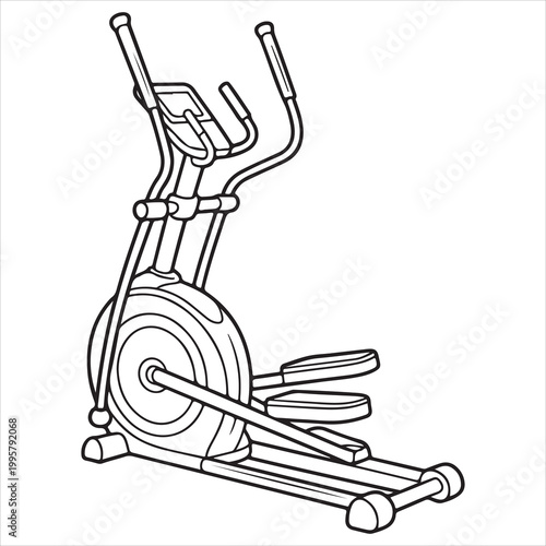 Elliptical trainer with movable handles and adjustable resistance