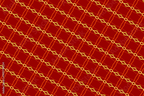 Christmas bright star abstract geometric motif in canary yellow, acid lime, vibrant orange, ruby red