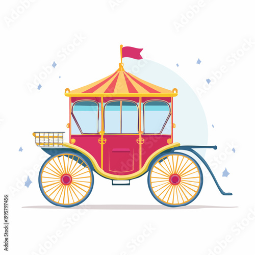 Vintage Carriage Illustration