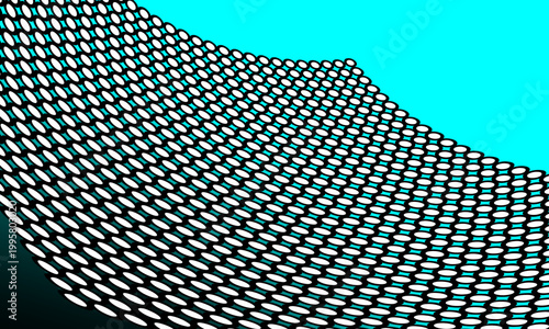 Vertical Halftone Dots Gradient Background
