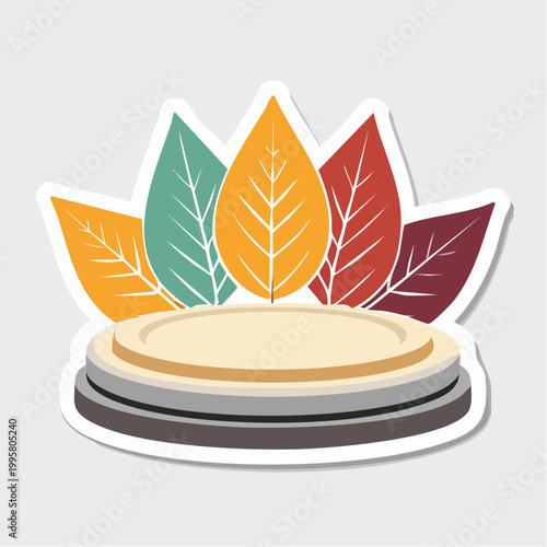 Autumn Leaves Podium