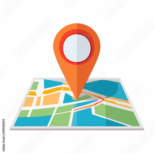 Map Pin and Location Icon