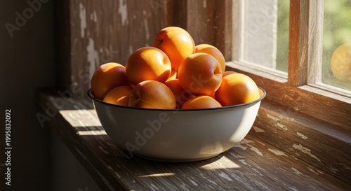 Fresh oranges in a bowl.