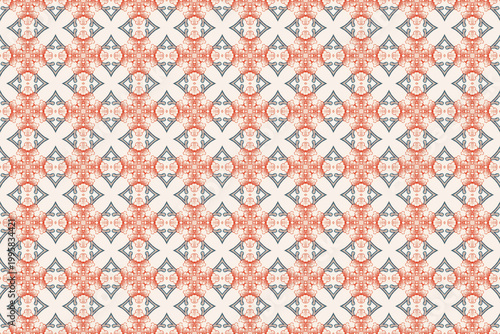 Seamless Fabric Texture Graphic Perspective Symmetric Art Luxury Endless Tile Template Textile Geometric Interior Background Fashion Shape Visual Wallpaper Cloth Digital Design Decoration Pattern.