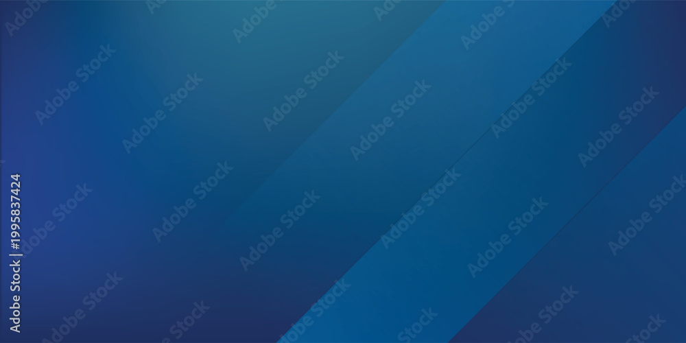 Fototapeta premium Abstract blue background with elegant diagonal overlapping layers and soft gradients. Modern professional vector illustration for corporate and tech design.