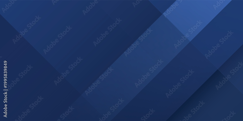 Obraz premium Abstract modern background with dark blue geometric layers. Features overlapping diagonal shapes and soft gradients for a professional corporate look.