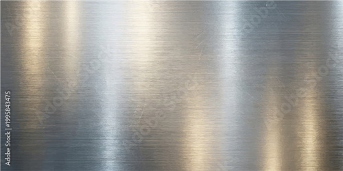 A close-up shot of a smooth metallic surface exhibiting a glossy, reflective sheen, ideal for conveying ideas of modernity and industry.