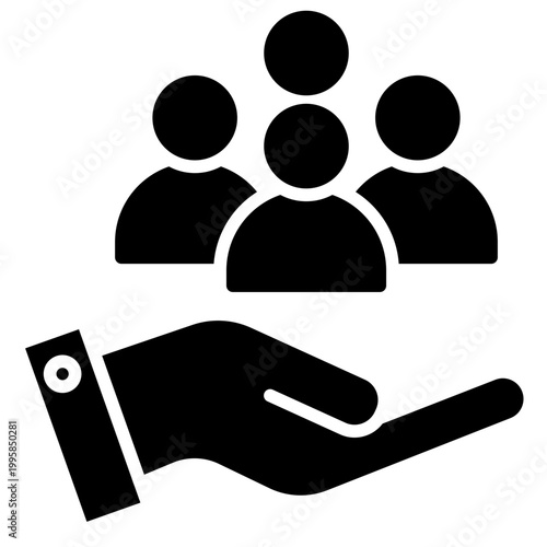 Human Resource Solid Icon