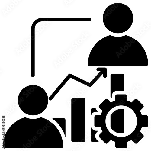 Vendor Management Solid Icon