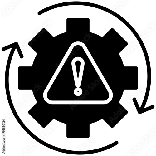 Disaster Recovery Solid Icon