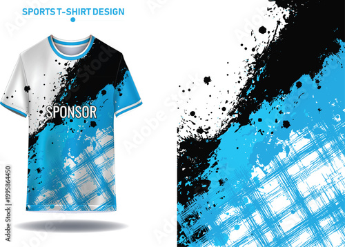 Sports jersey and t shirt background design