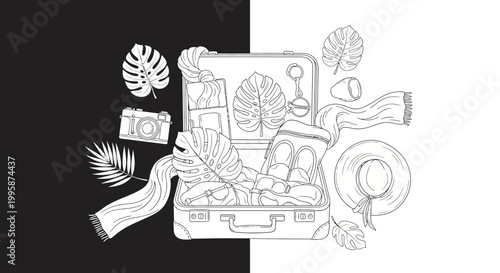 Travel and vacation planning concept.