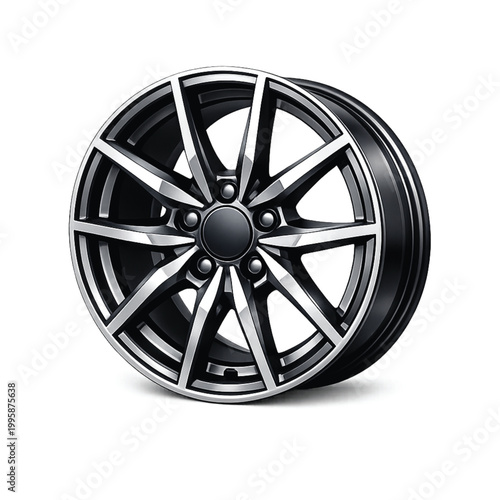 car Sporty alloy wheel rim .eps